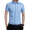 New men's short-sleeved shirt, no-iron, slimming, business casual, Korean-style cool matching clothes for summer professional men's wear Item Picture